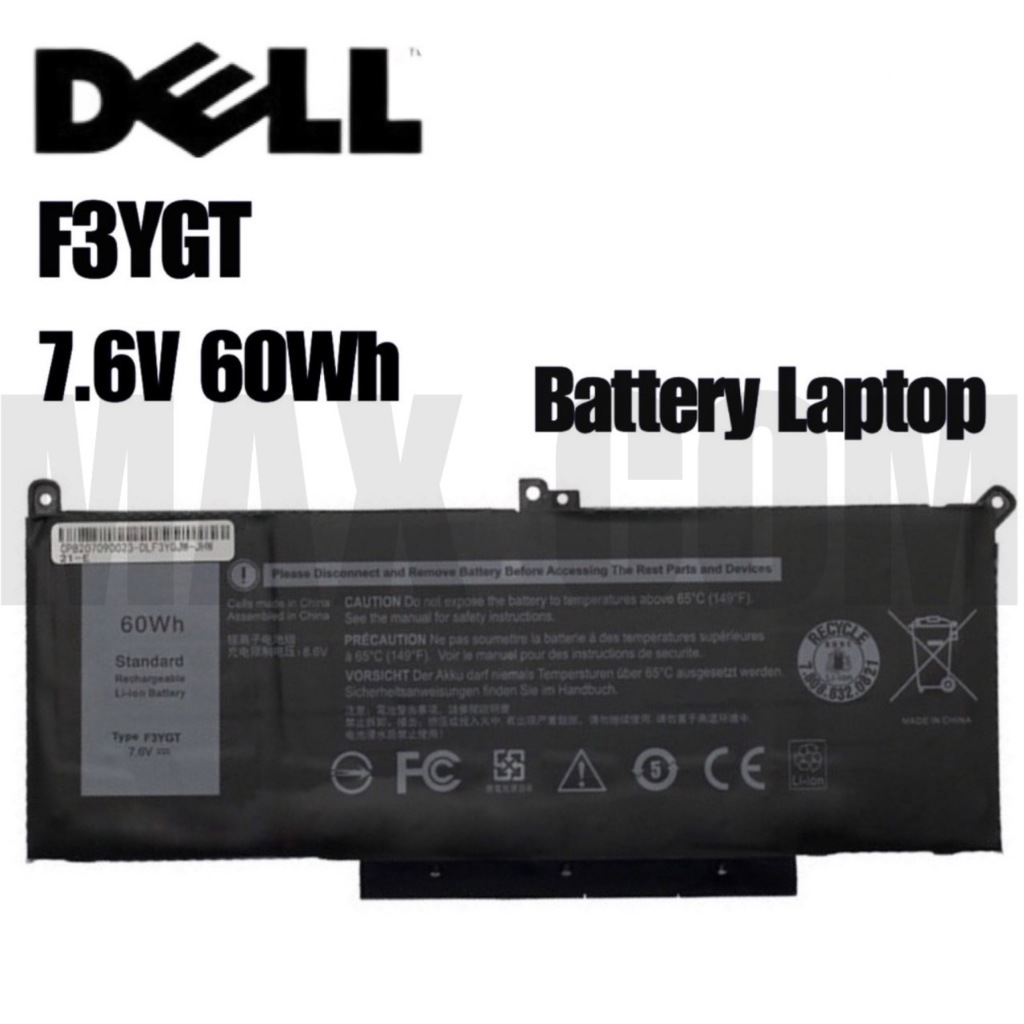 พร้อมส่ง Battery Laptop ของ DELL  รุ่น F3YGT