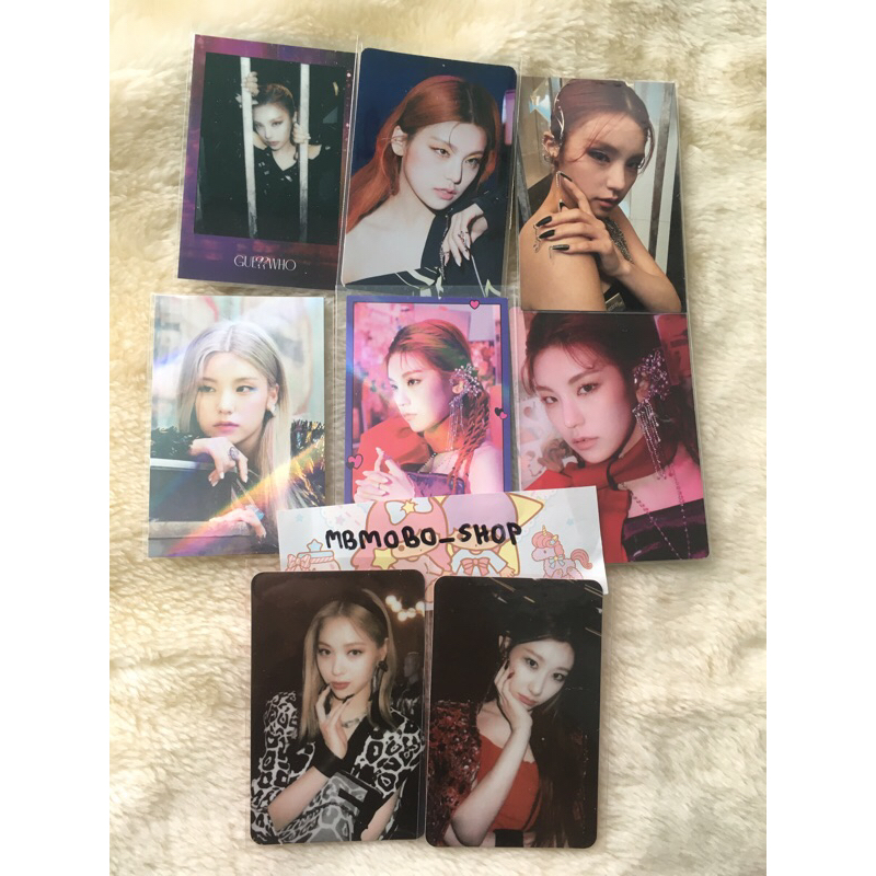 ❤️พร้อมส่ง❤️การ์ดitzy photocard เบเน,pob guess who,not shy