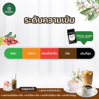 เมล็ดกาแฟ Dark Series สูตร Special Blend ขนาด 500 กรัม กาแฟอราบิก้าผสมโรบัสต้า