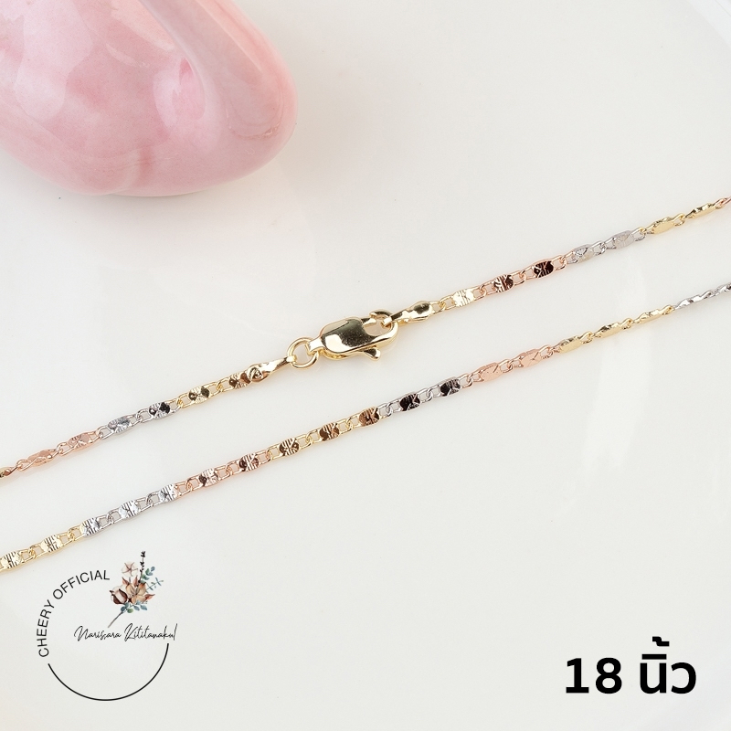 Best seller 📌สร้อยคอสามกษัตริย์ 24k ยาว18 นิ้ว และ24นิ้ว สวมหัวได้ ใส่อาบน้ำได้ทุกวัน สีชุบสวย ใส่ได้ทนนาน พร้อมส่ง