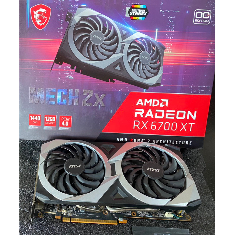 RX6700XT Msi MECH 2X OC 12GB GDDR6