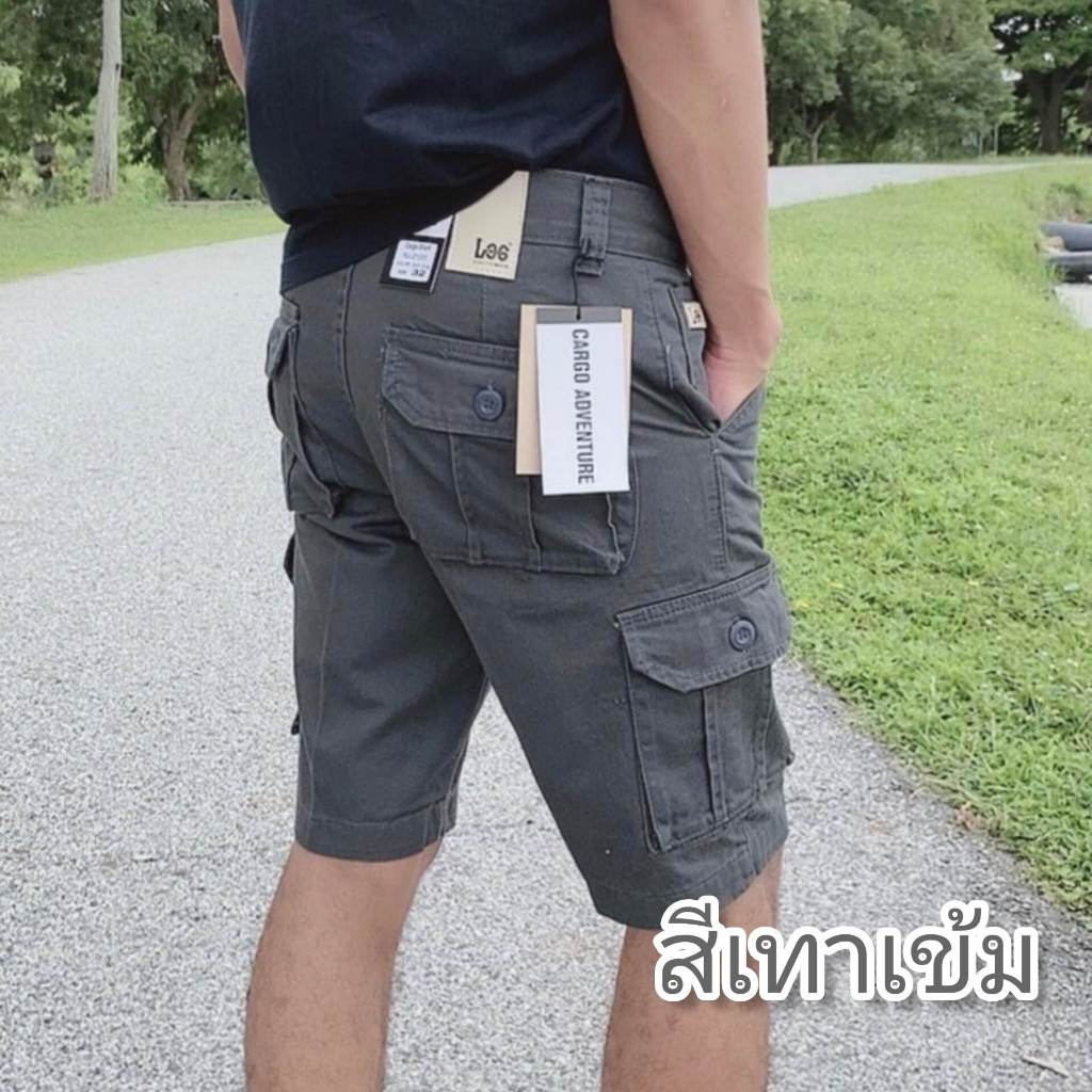 กางเกงคาร์โก้ขาสั้น 6กระเป๋า (รุ่นใหม่)เนื้อผ้าหนาทน ญ-ชใส่ได้ (รุ่น210)