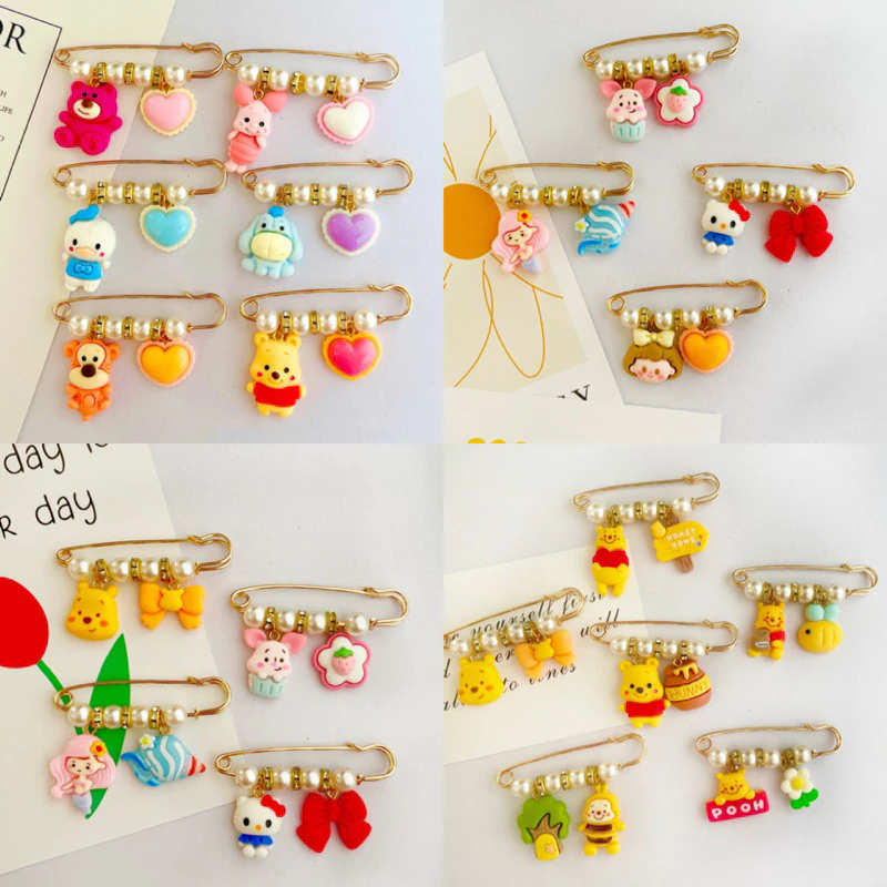 🎀พร้อมส่ง🎀เข็มกลัด แฟชั่น เข็มกลัดคนท้อง เข็มกลัดเกาหลี ปรับขนาดเอว เครื่องประดับ