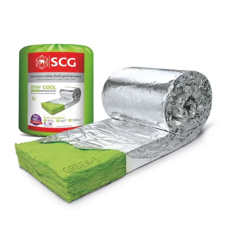 SCG ฉนวนใยแก้วกันความร้อน PREMIUM รุ่น STAY COOL 75 มม. และ 150 มม. (ซื้อครบ 12,000 ส่งฟรี)