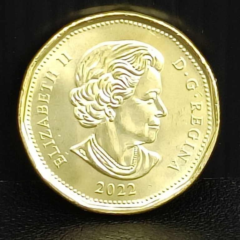 2022 Canada Oscar Peterson BU UNC Colourized Loonie