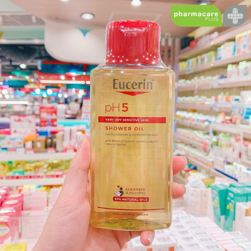 🔥Eucerin pH5 shower oil 🔥สำหรับผิวแห้งมาก บำรุงผิวให้ชุ่มชื่น ครีมอาบน้ำ