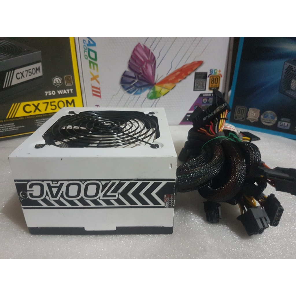 PSU ประกัน 2เดือน Raidmax 700AC 700W 80+Bronze มือ2 / power supply / พาวเวอร์ซัพพลาย