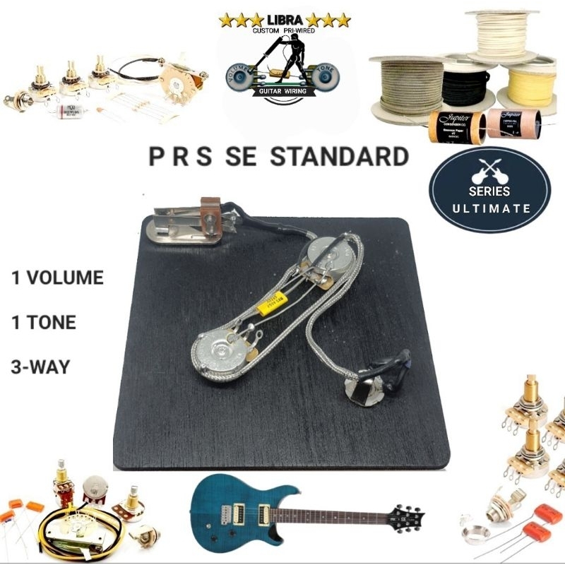 LIBRA TONE  วงจรกีต้าร์ไฟฟ้า PRS SE STANDARD  ( 1 VOLUME 1 TONE 3-WAY SWITCH )