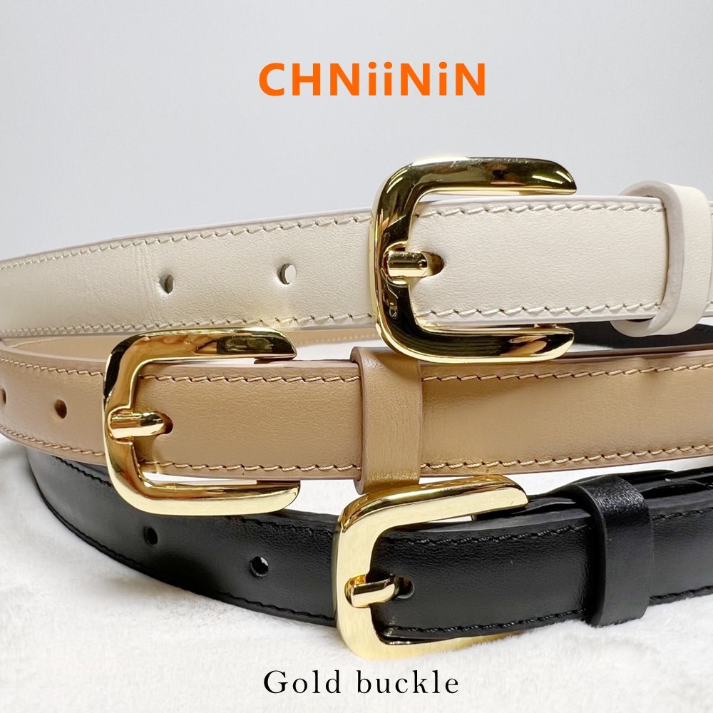 CHNiiNiN – MICAH Leather belt เข็มขัดผู้หญิง เข็มขัดหนังแท้ ราคา ถูกที่สุด ดีลบีเคเค แกลเลอรีภาพที่ 7