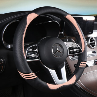 หุ้มพวงมาลัยรถยนต์ ลายน่ารัก ลายแมว กันลื่น ระบายอากาศได้