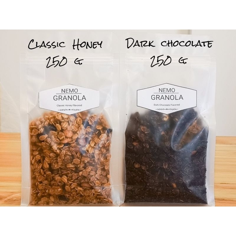 NEMO GRANOLA * [ โฮมเมดกราโนล่า : อบสดใหม่ทุกออเดอร์ ] - 250 G.