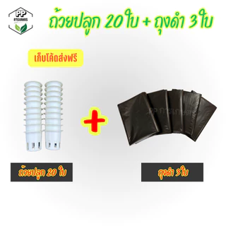 กล่องโฟมปลูกผัก กล่องโฟมปลูกผักไฮโดรโปนิกส์พร้อมเจาะรู กล่องโฟมขนาด 10 กิโล