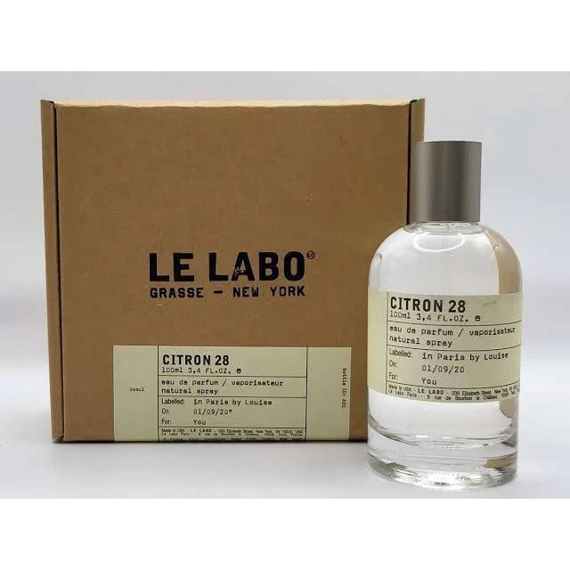 ✴️ส่งฟรี ของแท้ 100% น้ำหอม Le Labo Citron 28 EDP 100 ML. {กล่องซีล}
