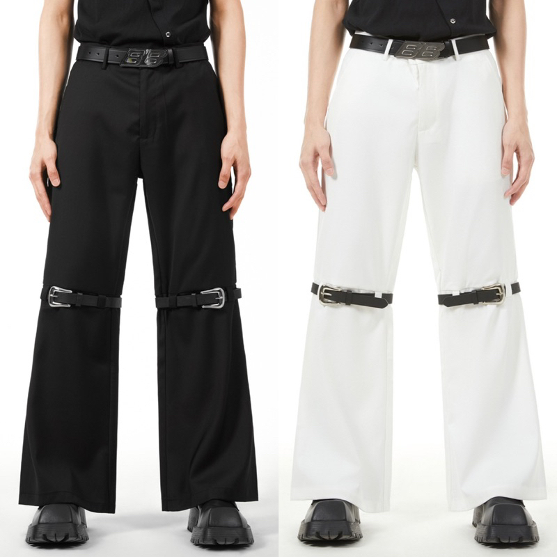 COVER PANTS กางเกงสแลคเอวสูงทรงกระบอก