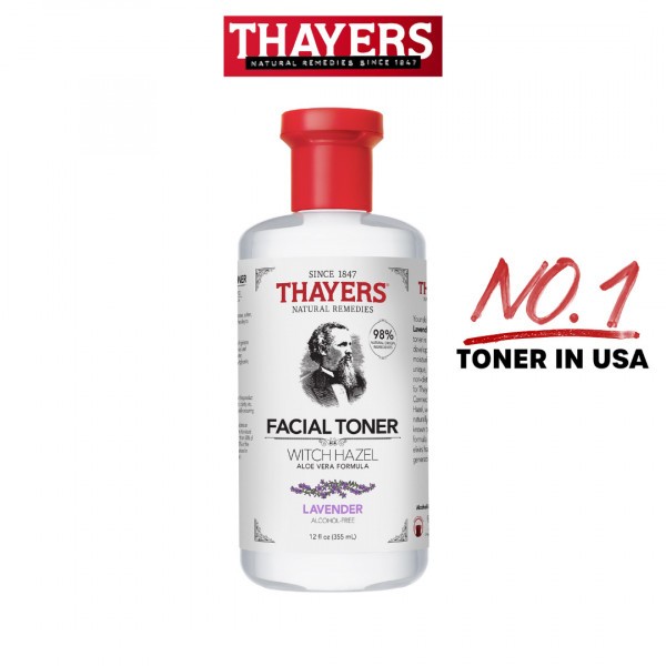 THAYERS SET 5 [Thayers Blemish Stick Formula Lemon +Thayers Lavender Witch Hazel Toner 355 ml.+Facial Cotton]