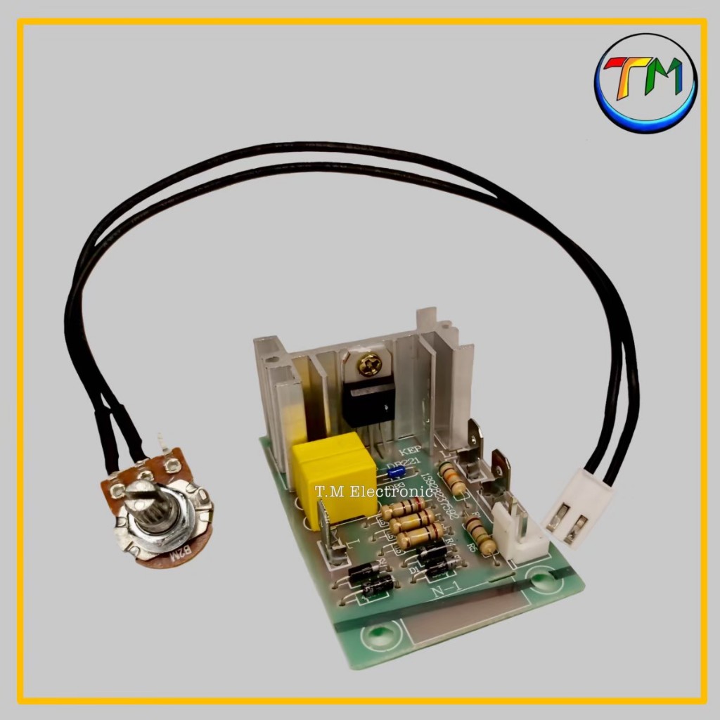 บอร์ดและแผงวงจร เครื่องปั่นสมูทตี้ + วอลลุ่ม VR 2M OTTO Nanotech บอร์ดควบคุมการทำงานของมอเตอร์เครื่องปั่น บอร์ด A.341