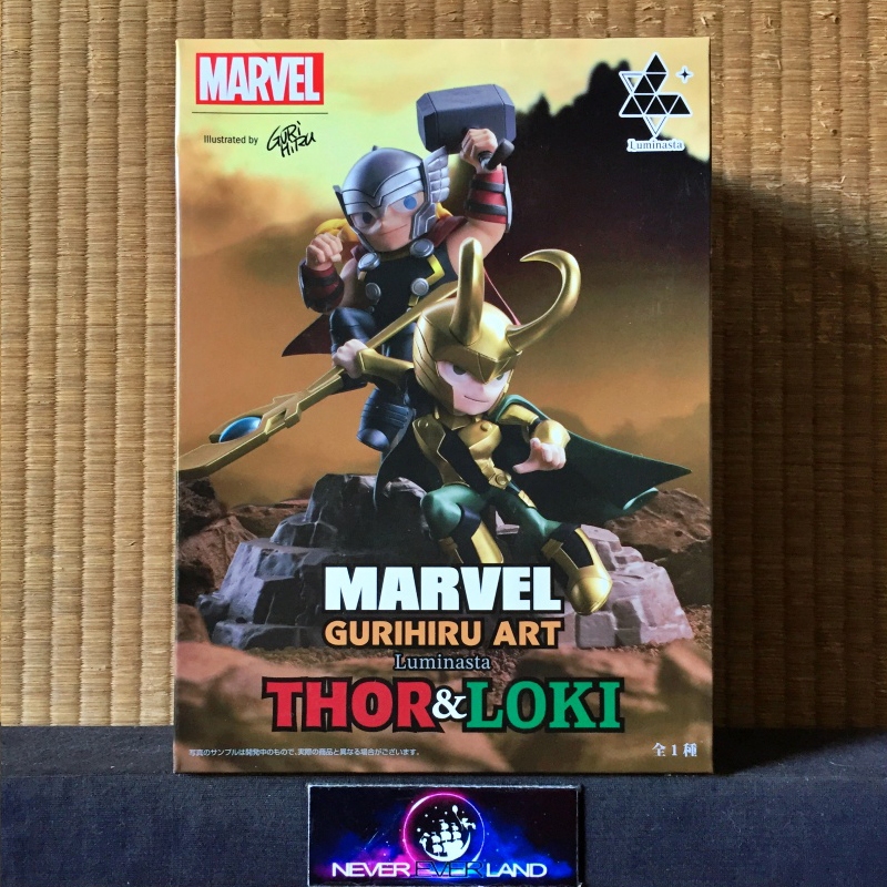 SEGA PREMIUM FIGURE: LUMINASTA - MARVEL COMICS - THOR AND LOKI