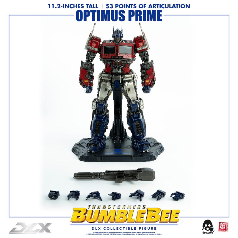 Threezero DLX Optimus Prime Bumblebee movie