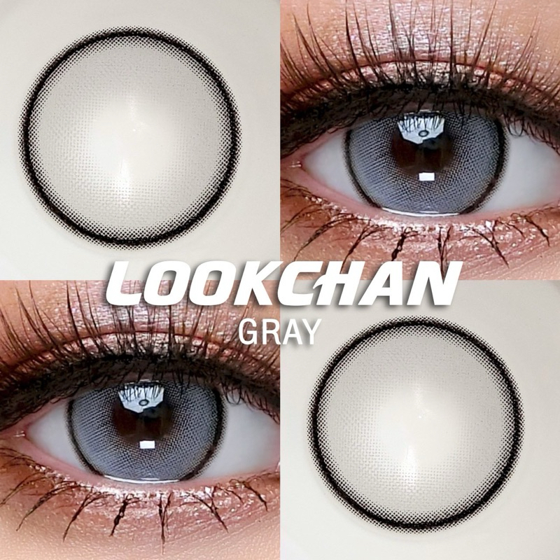 Bigeye gray,brown Lookchan ขนาดตาโต สีเทา,สีน้ำตาล LookChan บิ๊กอาย คอนเเทคเลนส์ ราคา ถูกที่สุด ดีลบีเคเค แกลเลอรีภาพที่ 8