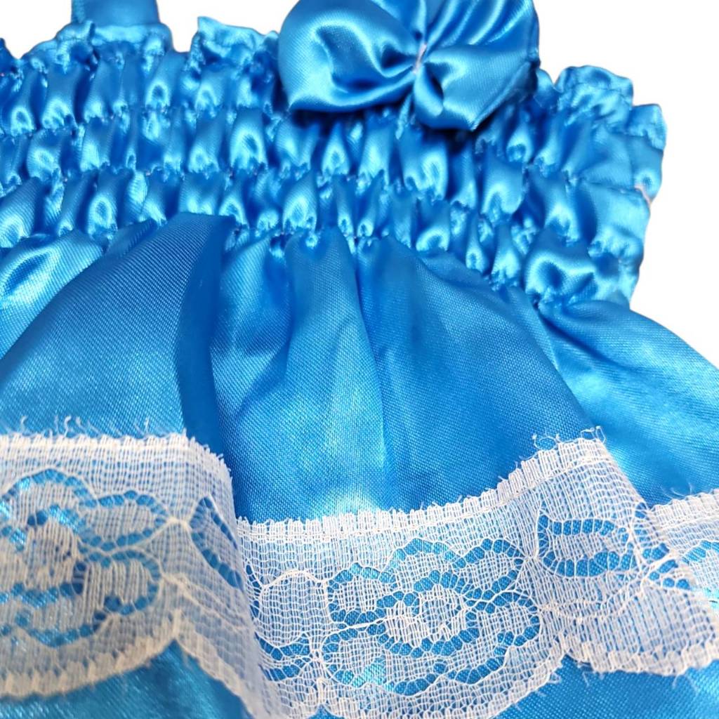 ชุดไทยเด็ก รุ่นสายเดี่ยว ไซส์ SS สำหรับเด็กอายุ 0-9 เดือน ชุดเด็กผู้หญิง เด็กแรกเกิด FES0001 - รูปที่ 4