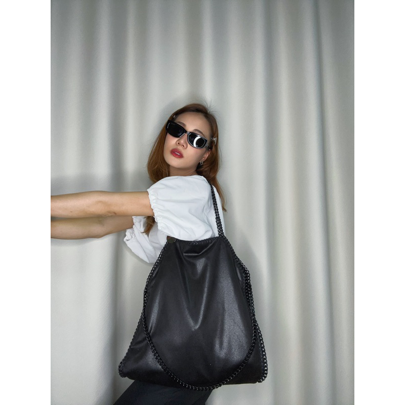 【⚠️ลดพิเศษ𝟒𝟎% ไม่เติมเพิ่มแล้ว😊】 Crab Brand- ST Collection Black Chain อะไหล่ดำ