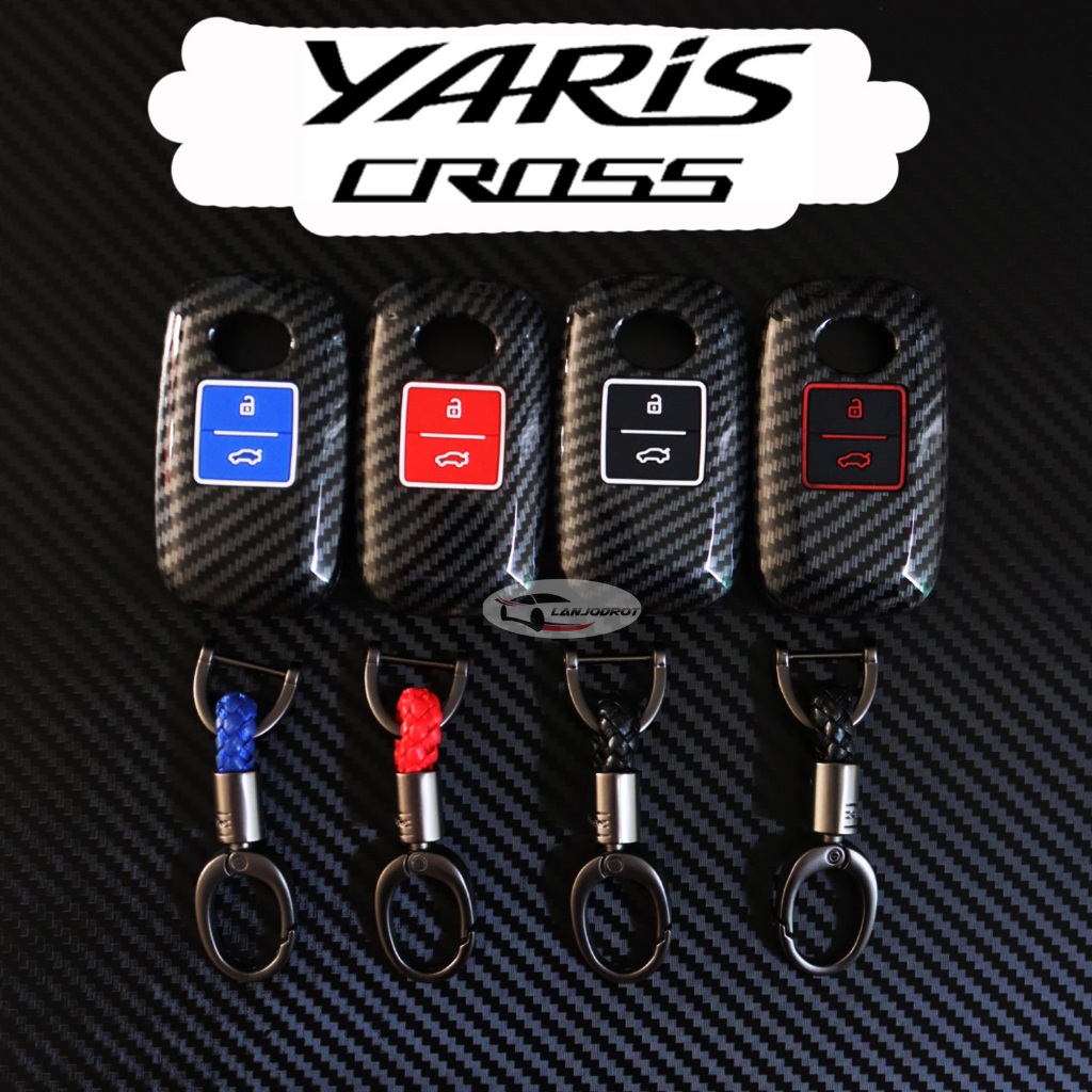 TOYOTA YARIS CROSS ยาริส ครอส เอชอีวี 2023 รุ่นใหม่ เคสกุญแจ เคฟล่า พวงกุญแจ รีโมท