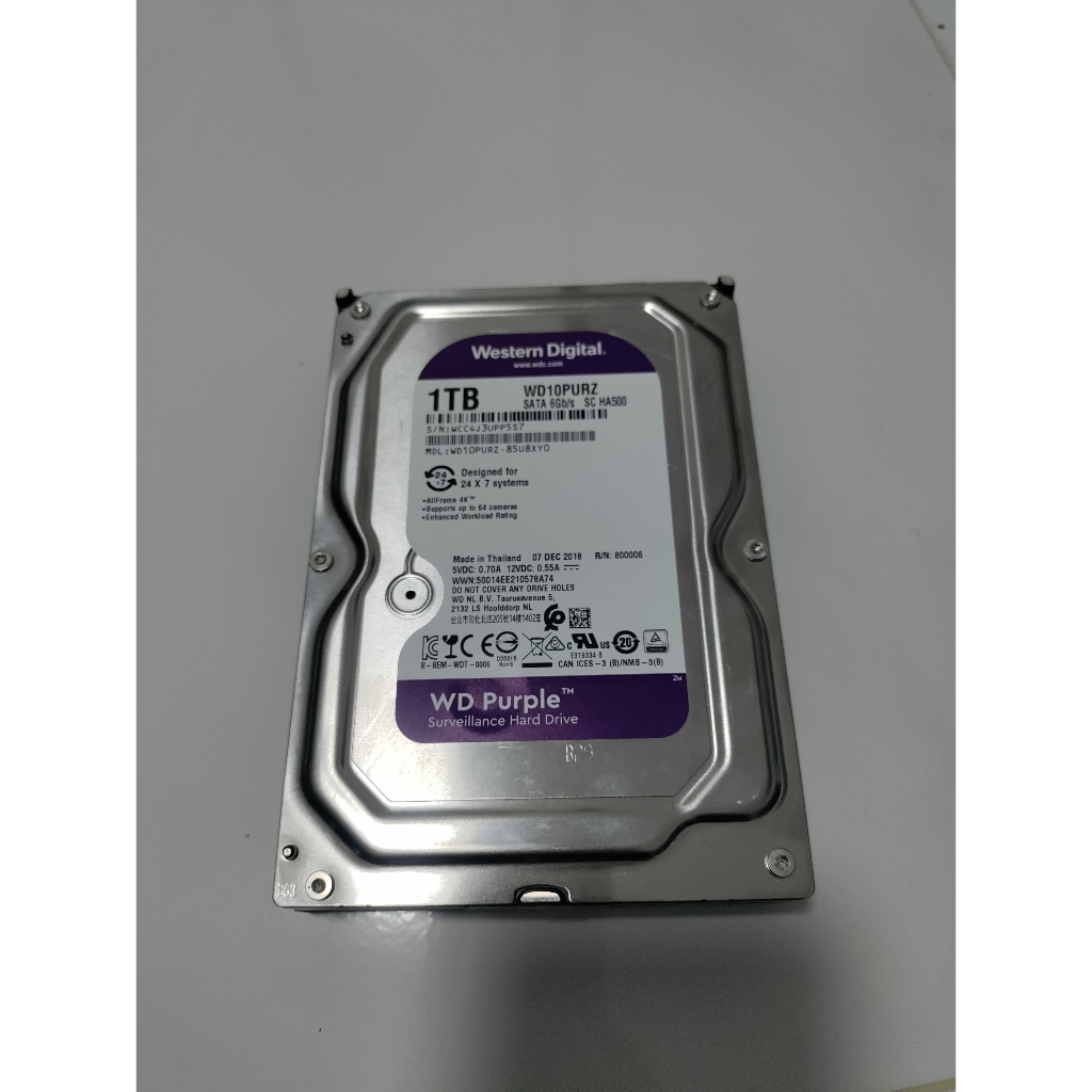 HHD 1Tb For CCTV Western Digital