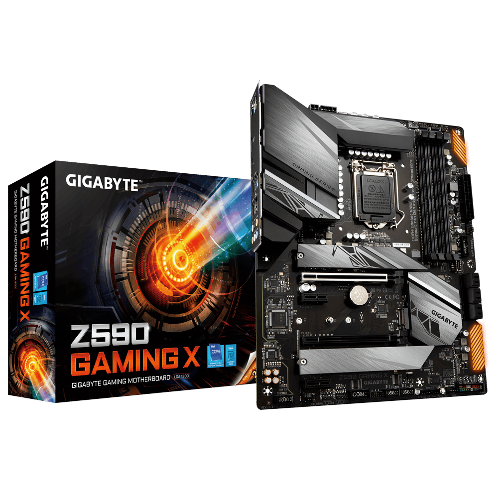 MAINBOARD (เมนบอร์ด) 1200 GIGABYTE Z590 GAMING X ตัวท็อป พร้อมส่ง