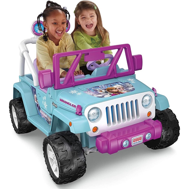 รถแบตเตอรี่ Power Wheels Disney Frozen Jeep Wrangler