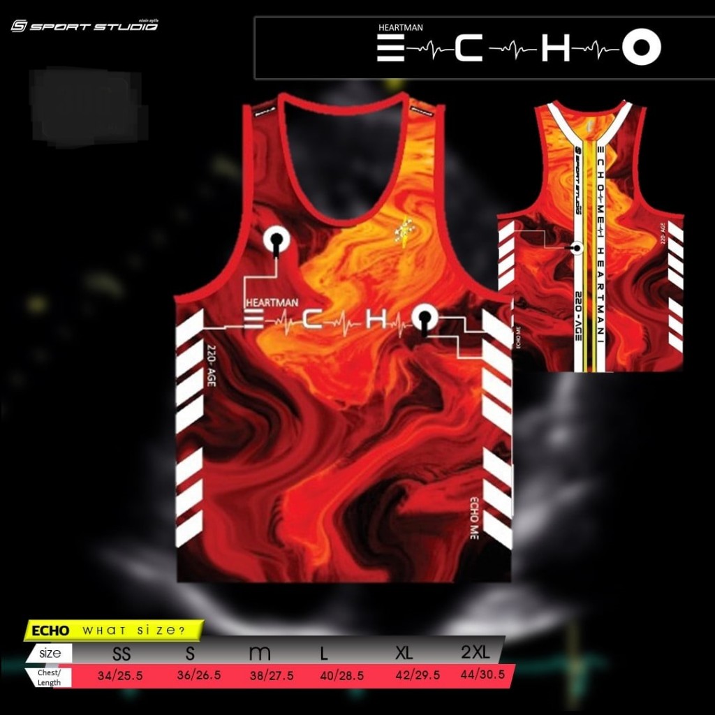 เสื้อวิ่ง ECHO - Sport Studio (Echo-กล้าม)