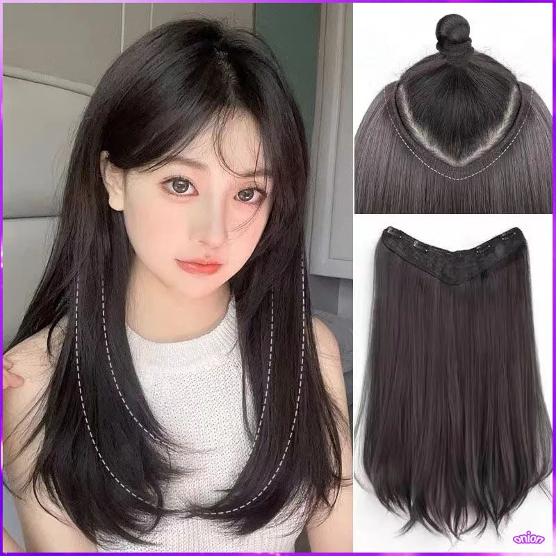 แฮร์พีช แบบแพ ผมตรง 60cm 50cm หนาสุด 180g สวยได้ทุกโอกาส (พร้อมส่ง)