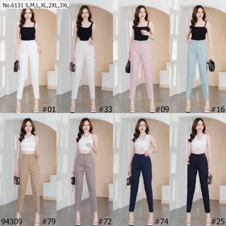 Maristar กางเกง9ส่วน No.6131 ผ้า Cotton＋Nylon