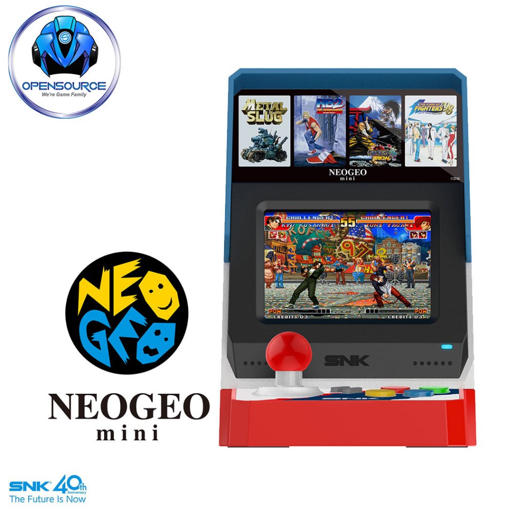 [พร้อมส่ง]NEOGEO: NEOGEO เครื่องเล่นเกม NEO GEO MINI (JAP/ENG/CH/KR) ปรับได้ 5ภาษา