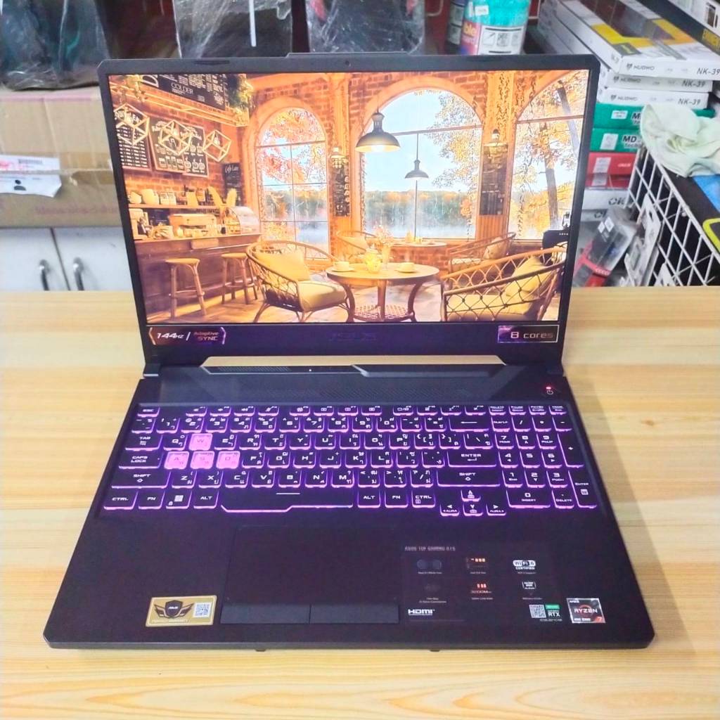 Asus TUF Gaming A15 FA506ICB-HN103W สภาพเครื่อง 99% ประกันศูนย์ 13/4/2025