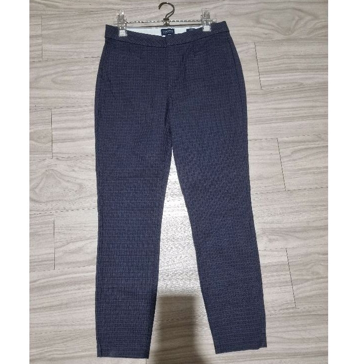 DOCKERSกางเกงขายาวลายสก็อตน้ำเงินดำเอว30สะโพก36ยาว35.5(งานมือสอง)