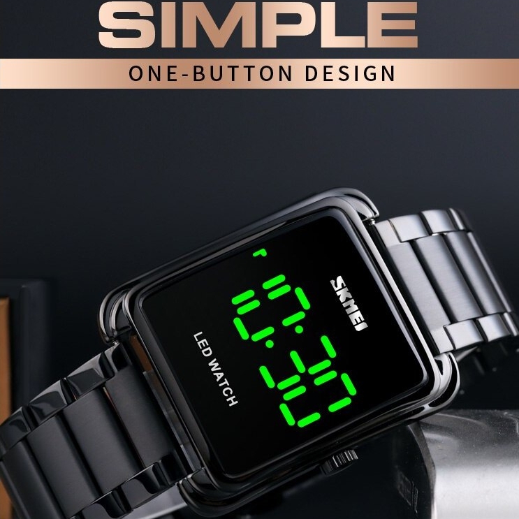 SKMEI 1505 นาฬิกาดิจิตอลแฟชั่น สุดฮิต นาฬิกาข้อมือผู้ชาย นาฬิกาผู้หญิง ของแท้ 100%