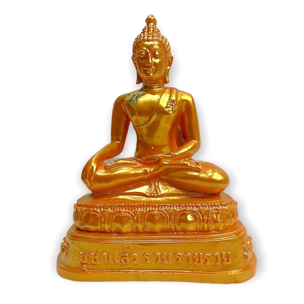 พระพุทธรูป รวยๆ ทอง กว้าง 5นิ้ว สูง 8นิ้ว