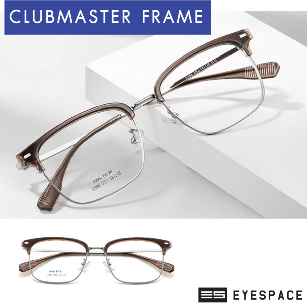 EYESPACE กรอบแว่น Titanium ตัดเลนส์ตามค่าสายตา FT028