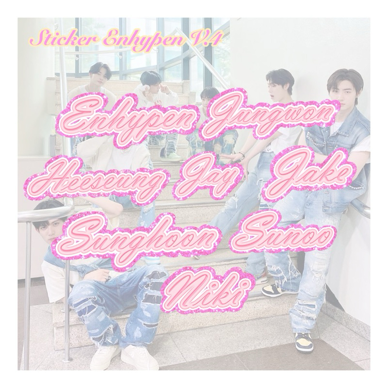 Name Sticker Enhypen V.4