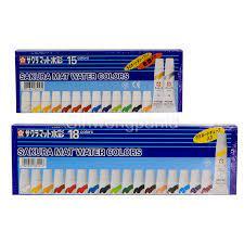 สีน้ำซากุระ 18 สี 5 ML