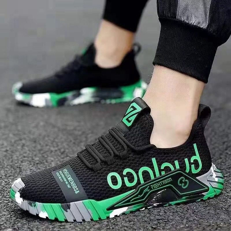 รองเท้าผ้าใบผู้ชาย รองเท้าผู้ชาย ผ้านุ่มใส่สบาย ระบายอากาศได้ดี รุ่น-750