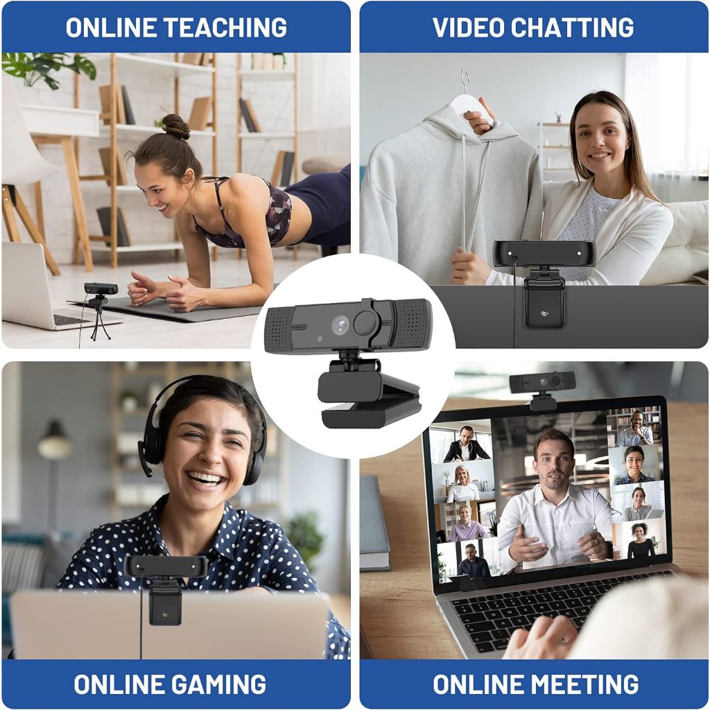 Hale กล้องเว็บแคม 2K 4K WEBCAM FULL HD ไลฟ์สดแนวตั้งได้ กล้องสตรีมเกมส์ ไลฟ์สด ประชุม V13 V14 4K