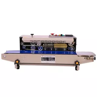 เครื่องซีลสายพาน FR900มีพิมพ์วันที่ EXP,MFG,LOT เครื่องซีลถุงเเละซองอัตโนมัติFR900 เครื่องซีลสายพาน