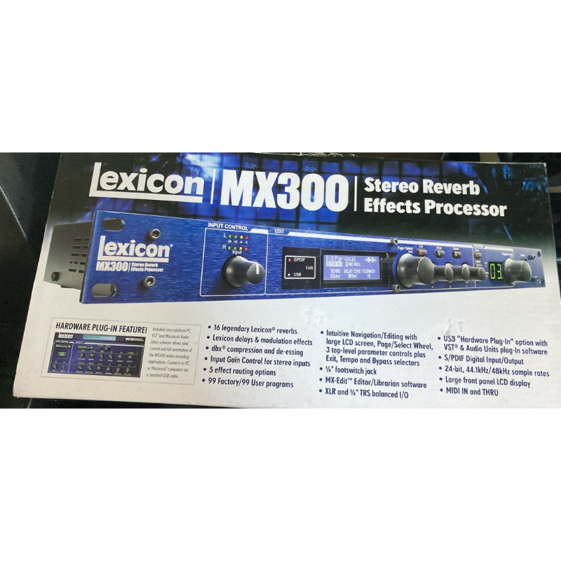 Lexicon MX300 Stereo Reverb Effects