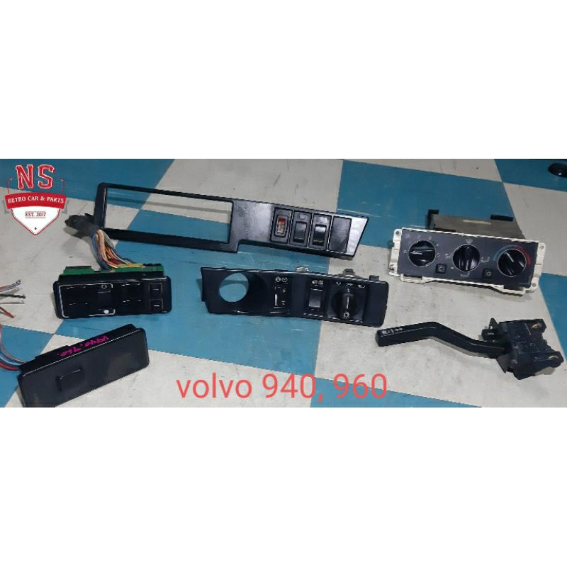 สวิทช์แอร์ สวิทช์ไฟหน้า สวิทช์กระจกไฟฟ้า volvo940, 960