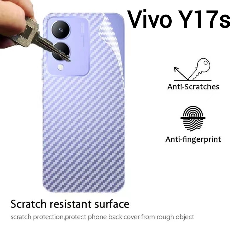 Vivo Y27s/Vivo V29E 5G/Y17s/Vivo V29 5G/Y27 5G/Y36/V27 5G(พร้อมส่งในไทย)ฟิล์มหลังเคฟล่าVivo V27 5G/V