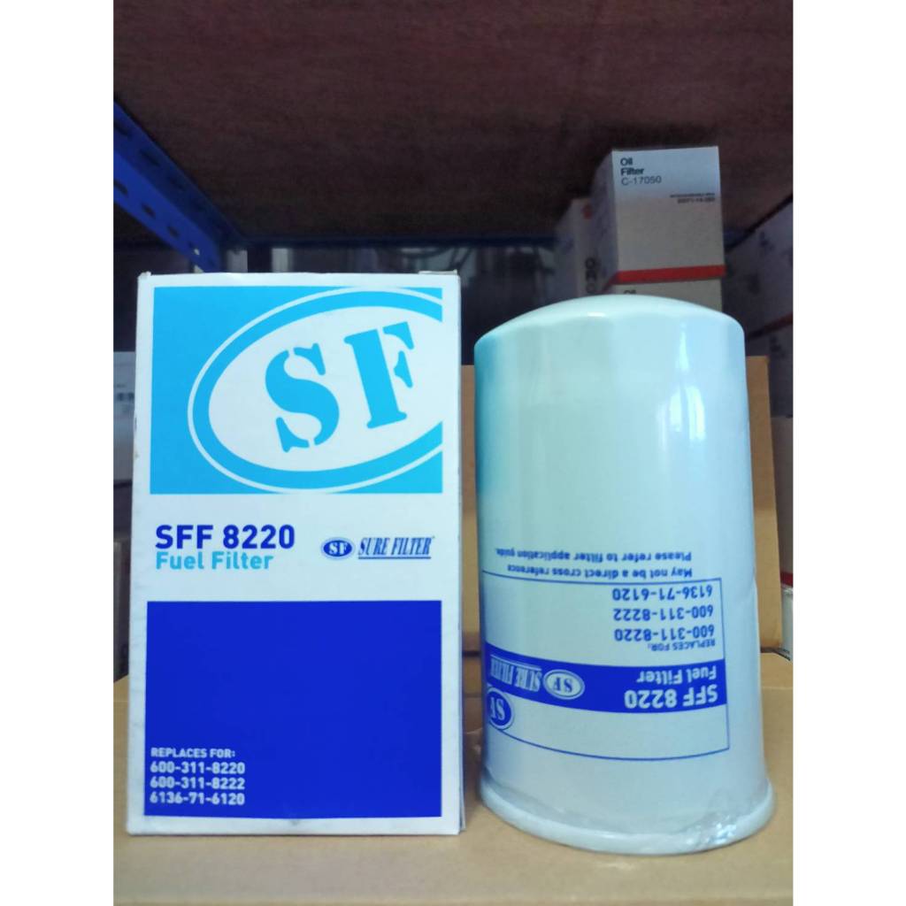 Sure Filter  SFF8220  กรองโซล่า  SFF 8220  P550410  KOMATSU PC200LC  6003118220  6003118221  6003118