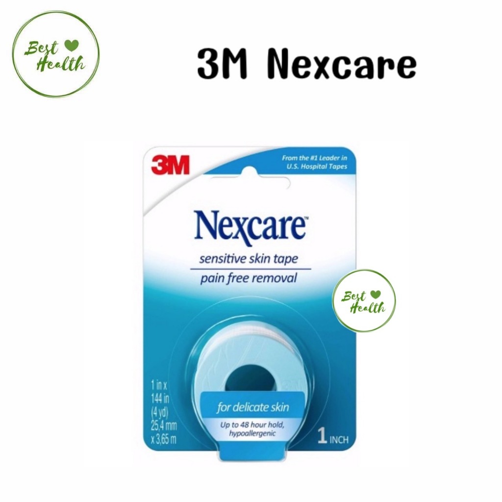 3M Nexcare sensitive skin tape เทปปิดแผล เทปปิดผ้าก๊อส