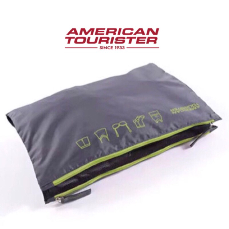 มือสอง • กระเป๋าไนล่อน+ตาข่าย จัดระเบียบในกระเป๋าเดินทาง American Tourister