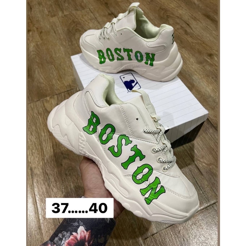 รองเท้าแฟชั่นผู้หญิงMLB Boston NY รองเท้าบอสตัน ใหม่ล่าสุด🔥 พร้อมส่ง【รับประกันสินค้าตรงปก✔แท้100% ✅Size:37-45eu】